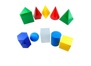 Набір геометричних фігур демонстраційних для вчителя  10 шт