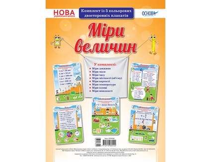 Набор таблиц. Величины и их единицы