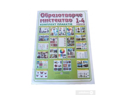 Комплект плакатів з образотворчого мистецтва (1-4 класи)