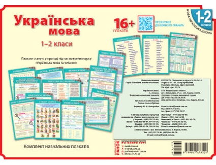 Набор плакатов, предназначенных для демонстрации на уроках