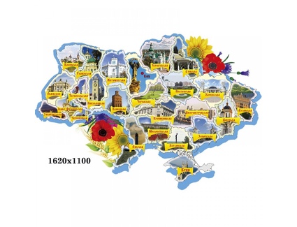  Стенд Карта Украины