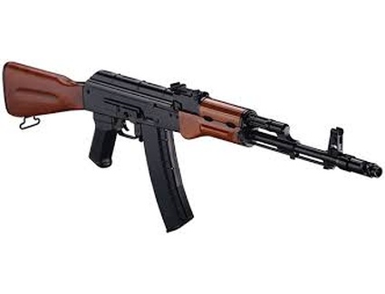 Макет автомата АК-47 з вбудованим лазерним цілевказівником